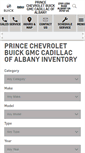 Mobile Screenshot of princechevroletalbany.com